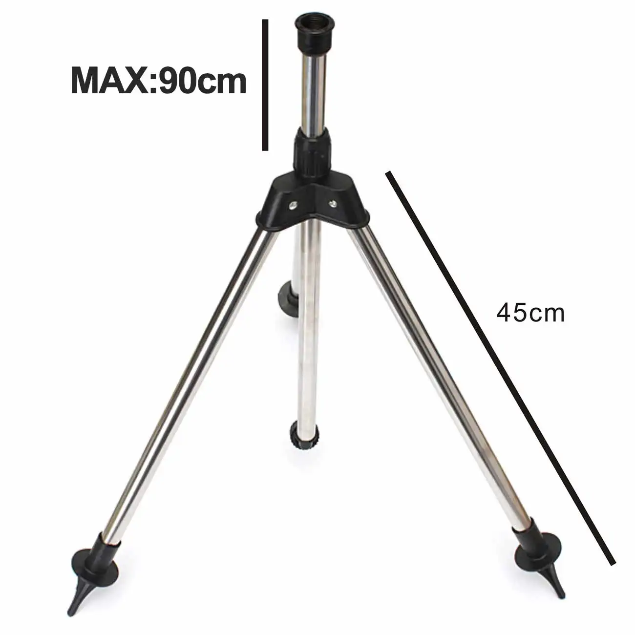 

Garden Watering System Stainless Steel Tripod Impact Sprinkler Garden Kit for Farmland Plant Flower Irrigation System 360 degree