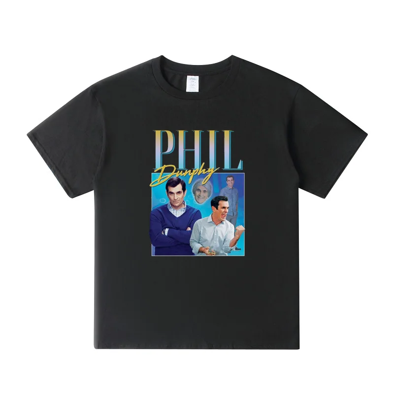 

Phil Dunphy Homage T-shirt Tee Funny TV Show Retro 90s Shirt Vintage Graphic Tees Men Streetwear Top Quality Cotton T shirt