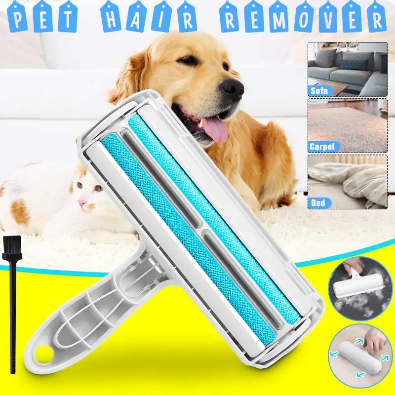 

Pet Hair Remover Cleaning Brush Fur Removing Roller Lint Brush Dog Cat Animals Hair Brush Car Clothing Couch Sofa Carpets Combs