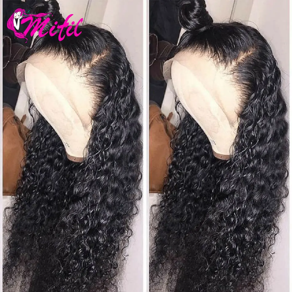

Water Wave 13x6 Lace Frontal Wig 100% Brazilian Remy 28 30 Inch Human Hair Wigs Women Glueless Front Wigs Pre Plucked Baby Hair