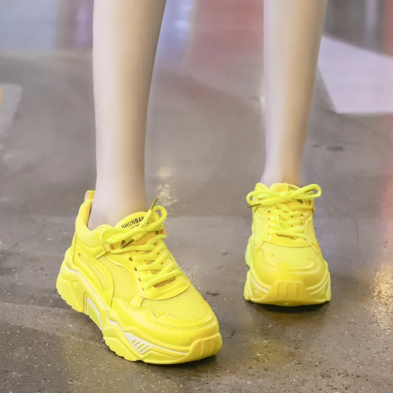 2018 дышащая сетчатая женская повседневная обувь вулканизированные женские