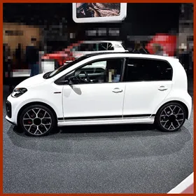 Автомобильная Наклейка для Volkswagen UP E-UP Спортивная боковая юбка полосы Авто тело индивидуальные наклейки подходят на 3-5 наружная дверь аксессуары