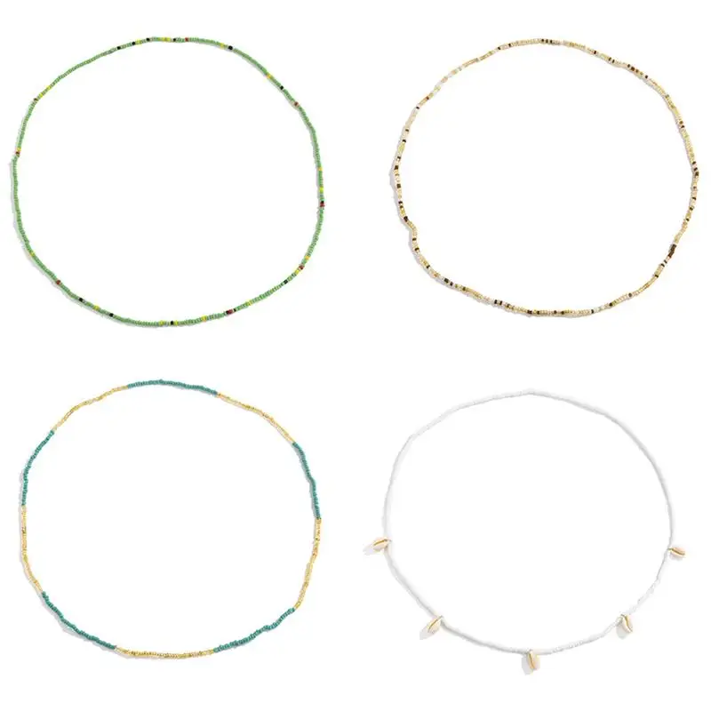 Женская многослойная цепочка на талию в богемном стиле с бусинами аксессуар 1 шт.