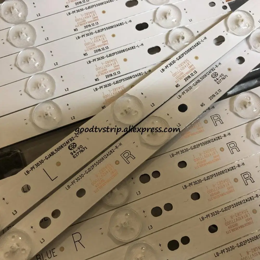 12 шт. светодиодная лента подсветки для телевизора Philips 50 дюймов 50PUF6061/T3