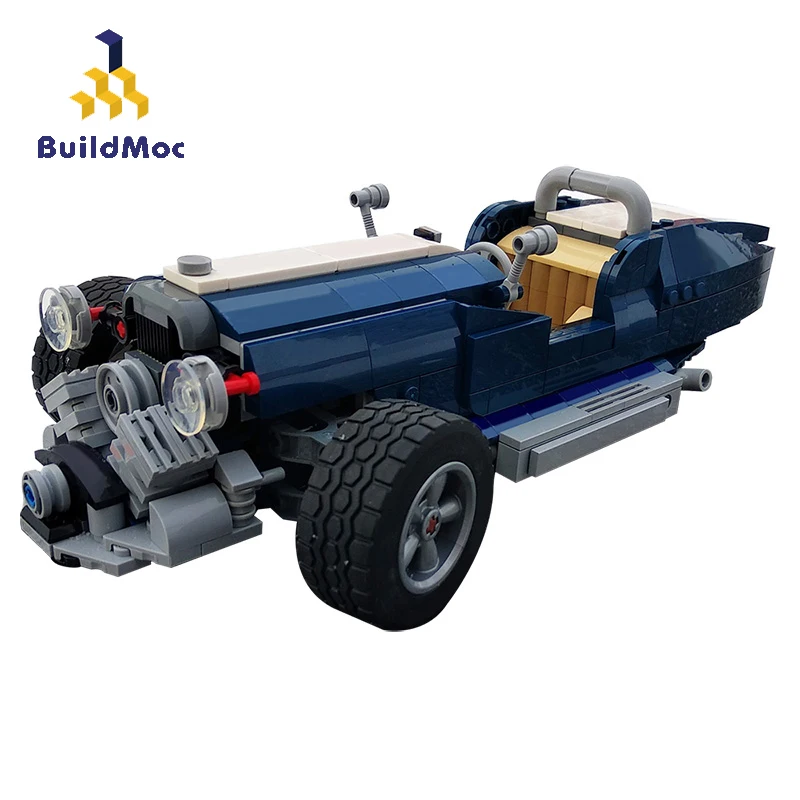 

BuildMoc Technical Car Morgan 3-Wheeler Building Blocks MOC Technical Motorcycle Bricks Toys For Children