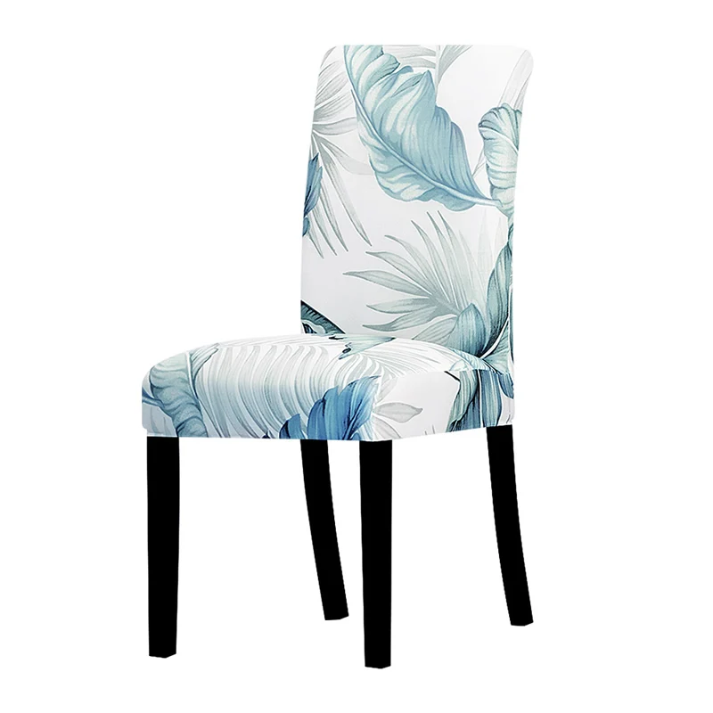 Lellen Printed Chair Cover Spandex Stretch Slipcovers Elastic Covers Dining Room Chairs For Kitchen Home Christmas | Дом и сад