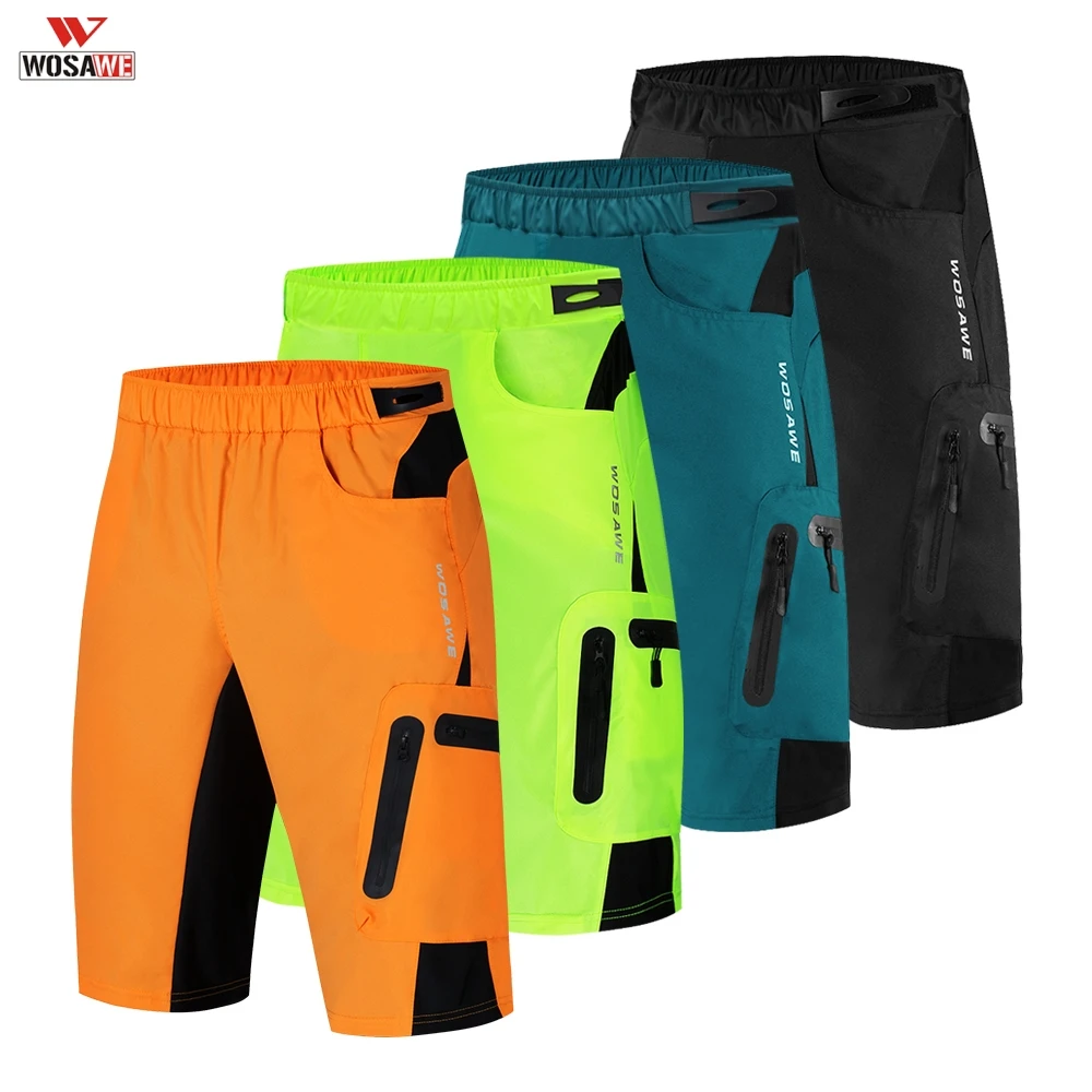 Мужские велосипедные шорты WOSAWE с гелевыми вставками летние противоударные