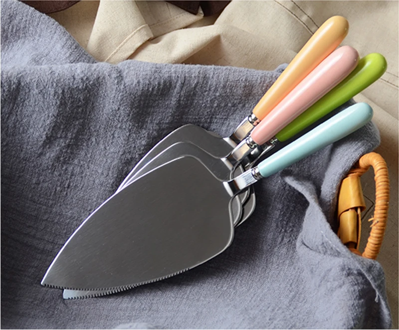 Лопатка для торта нож из нержавеющей стали с керамической ручкой