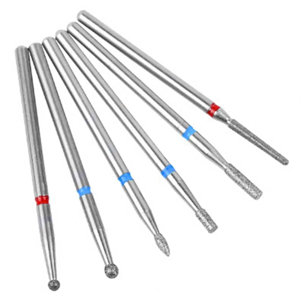 

6Pcs Emery Rotary Nail Art Drill Bits Manicure Pedicure Gel Polish Removal Tool