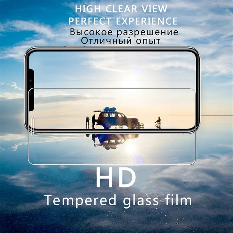 2 шт. закаленное стекло для iPhone 11 12 Mini Pro MAX XS защита экрана Ifhone SE 2020 XR X 8 7 6 Plus 5 s
