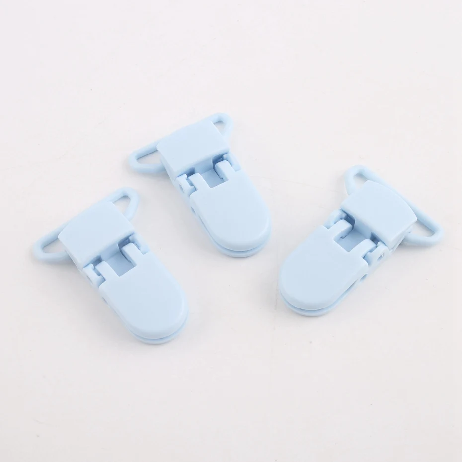 Blue Clip 5pcs Let's Make 20 м 1 шт. атласные шнуры 1 мм DIY нейлоновая струнная веревка комплект и результаты Детские Силиконовые Прорезыватели для зубов ожерелье бусы ребенок Teet - Цвет: Blue Clip 5pcs