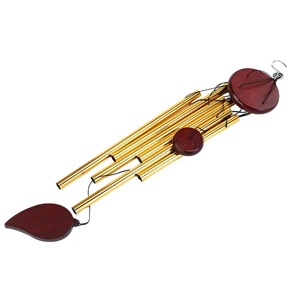 

Wind Chimes Outdoor 30 Inch 6 Rustproof Aluminum Tubes Wooden Wind Bell Romantic Memorial Windchimes For Home Garden Patio