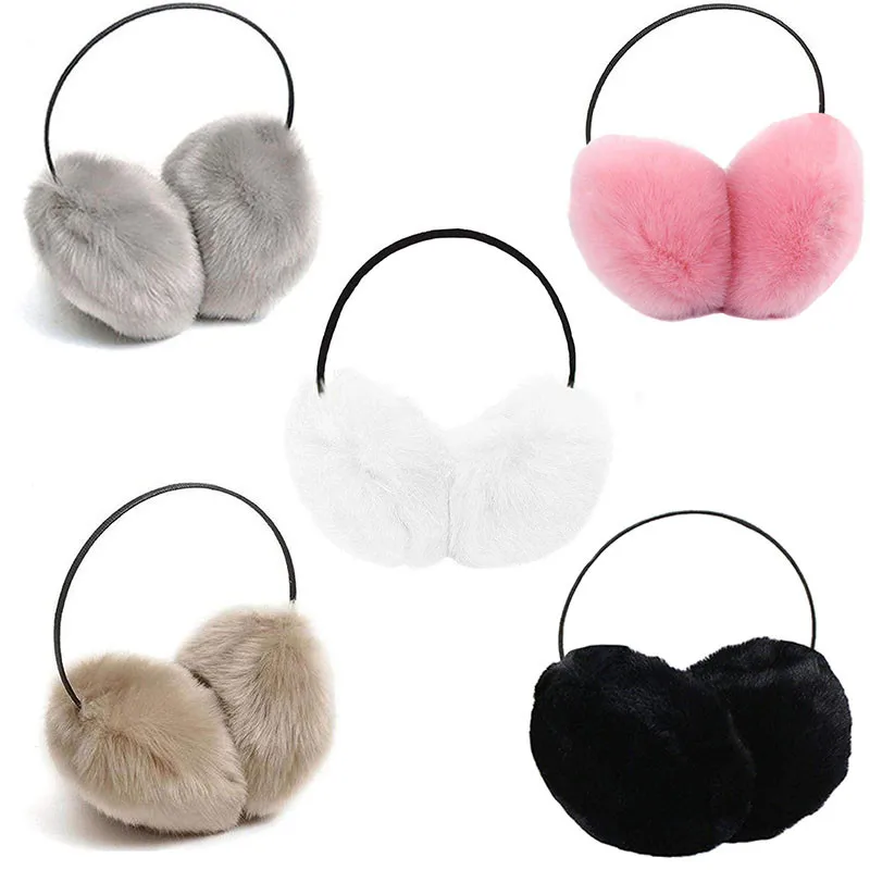 Женские зимние милые теплые мягкие наушники современные модные многоцветные |