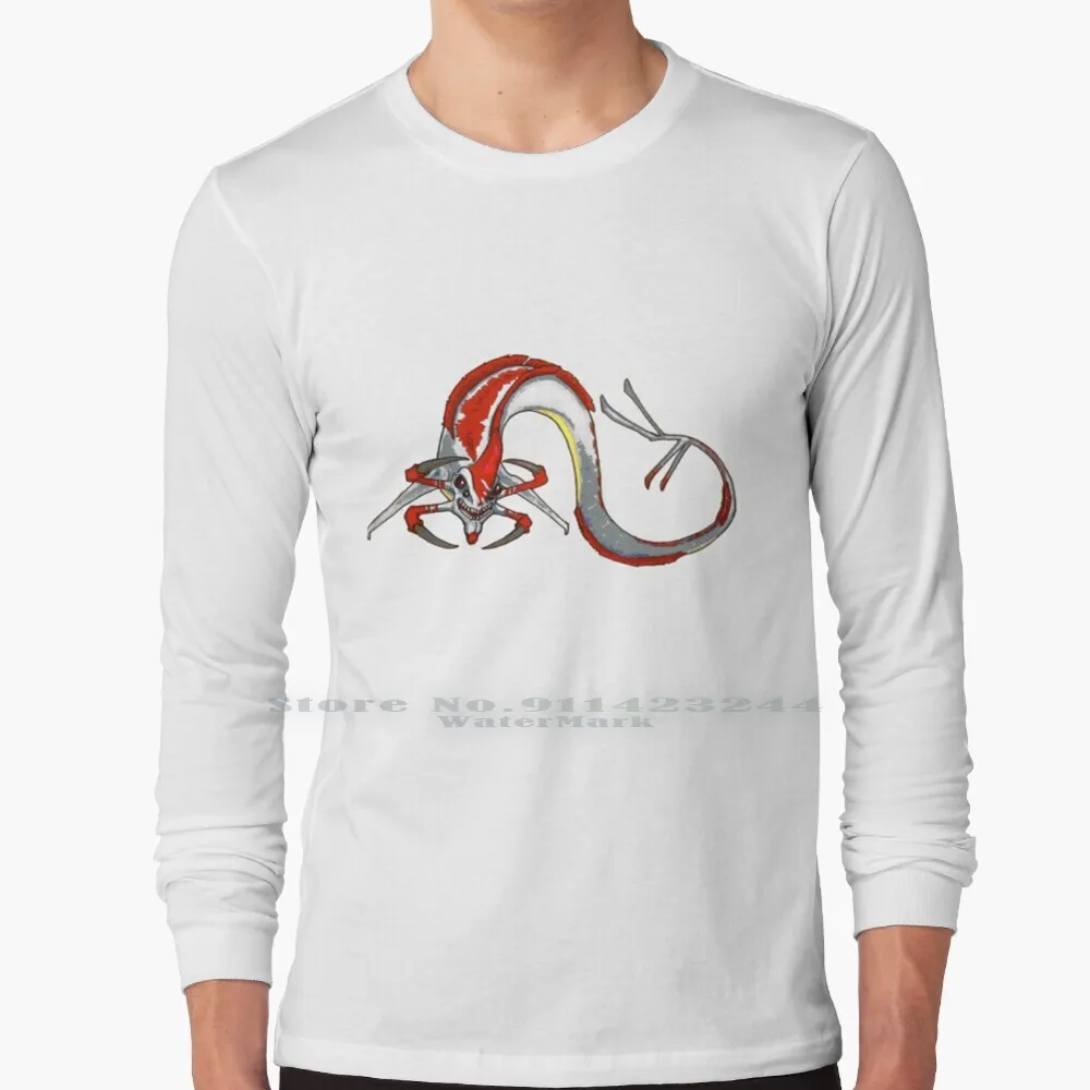 

[ ] Reaper Leviathan футболка с длинным рукавом Tee ниже нуля Fan Art Gaming Gamer Peeper Arctic Snow Crashfish Cuddlefish Забавный