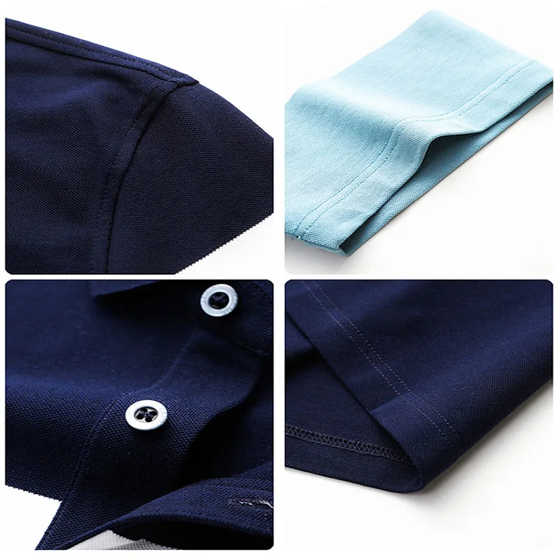 

2021 Spring summer Men's Classic Fashion casual and breathable collar Short Sleeve Soft Cotton Polo Shirt 4XL