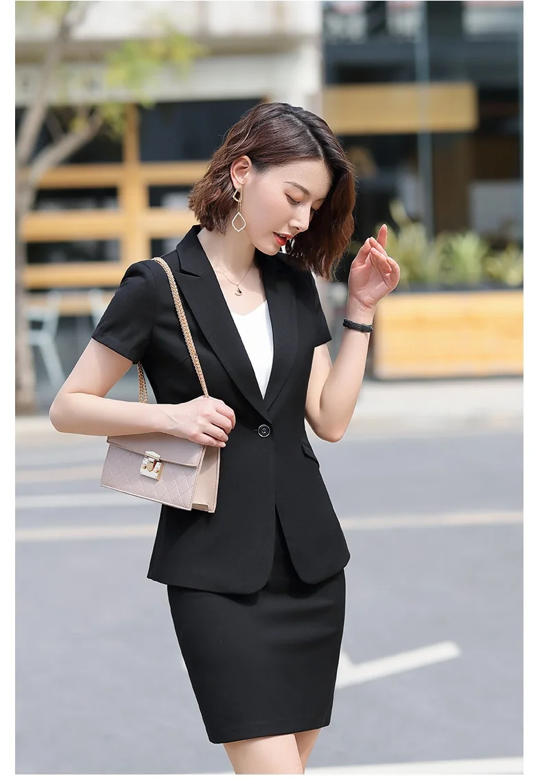 Женский элегантный деловой костюм для офиса новый с юбкой работы женский серый