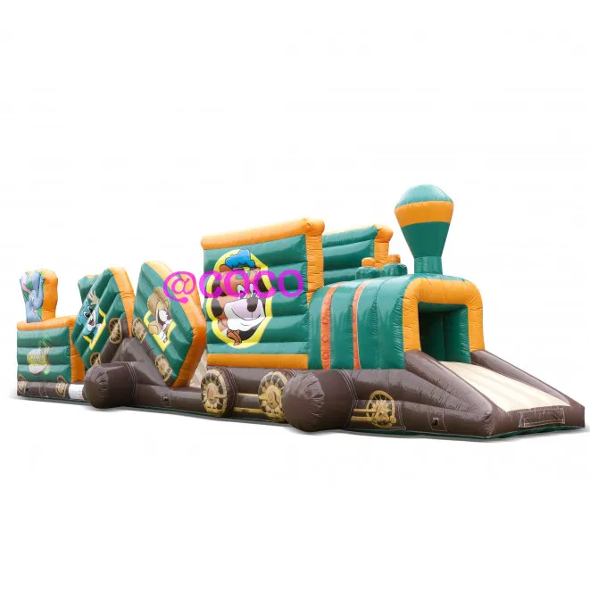 Бесплатная доставка в морской порт 15 м длинный надувной поезд туннель