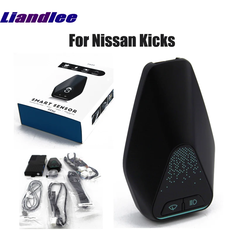 

For Nissan Kicks 2017~2019 Car Automatic Rain Wiper Sensors & Headlight Sensor Smart Auto Headlamps Windscreen Assistant