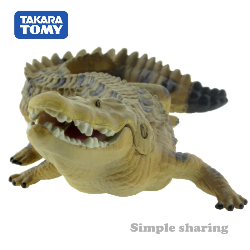 

Takara Tomy ANIA Animal Advanture AS-32 Salt-Water Crocodile Resin Kids Educational Mini Action Figure Toy Bauble