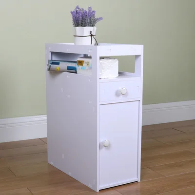 Ванная комната водонепроницаемый стеганый напольная вешалка WPC доска Туалет