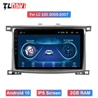 10,2 дюймов IPS 2.5D автомобильный dvd-плеер на основе Android для Toyota Land cruiser 100 LC100 LC 100 Авторадио автомобильный gps навигатор стерео
