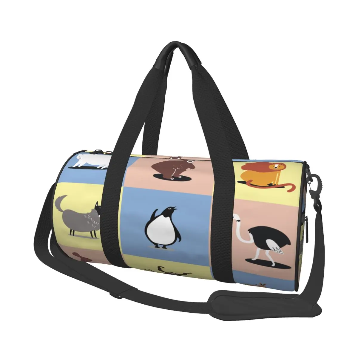 

Travel Bag Cute Wild Animals Portable Leisure Fitness Bag Business Travel Bag Light Travel Luggage Bag