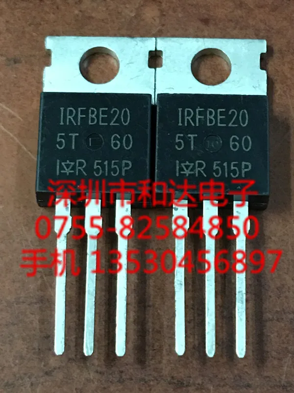 5 шт. IRFBE20 TO-220 800V 1.8A | Строительство и ремонт