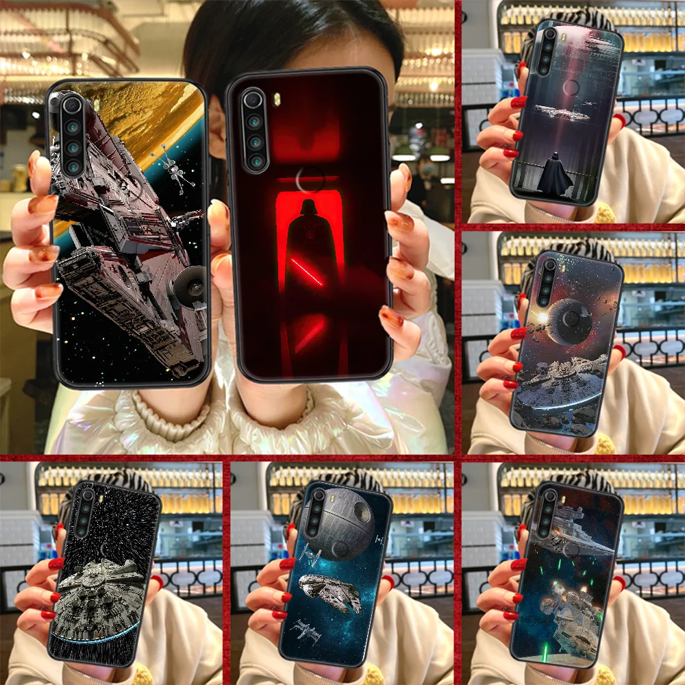 

Space Ship Wars-Stars Phone case For Xiaomi Redmi Note 7 7A 8 8T 9 9A 9S 10 K30 Pro Ultra black tpu prime luxury coque silicone