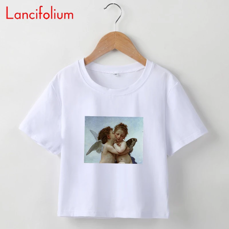 Сексуальный укороченный Топ для женщин летняя футболка с коротким рукавом и