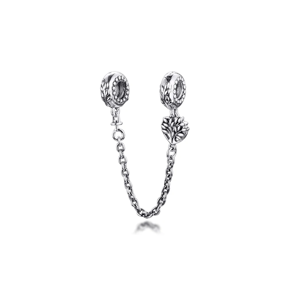 

2021 Safety Chain Clip Charm 925 Sterling Silver Charms for Jewelry Making Fashion DIY Beads For Bracelets Women