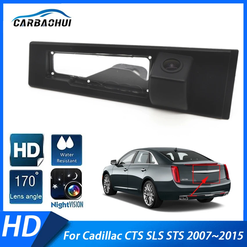 

car parking rear view reverse camera night vision CCD HD For Cadillac CTS SLS STS 2007 2008 2009 2010 2011 2012 2013 2014 2015