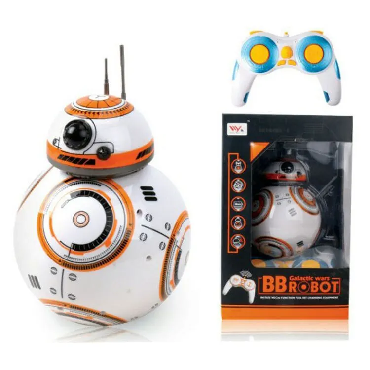 

BB8 Smart Remote Control Robot 2.4G Remote Control Toy Dancing Rotating with Light and Music Remote Control Smart Ball