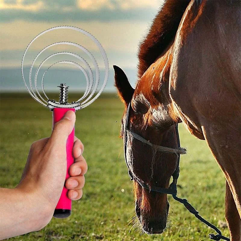 Зубчатая Расческа для домашнего скота скребок пота набор инструментов ухода за