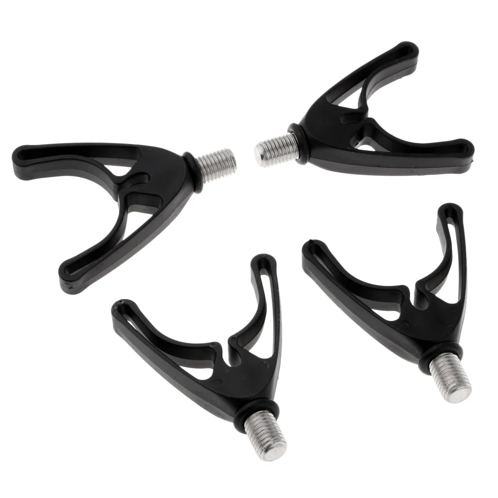 4 шт. прочная пластиковая удочка для удочек держатели опорные головки сменные