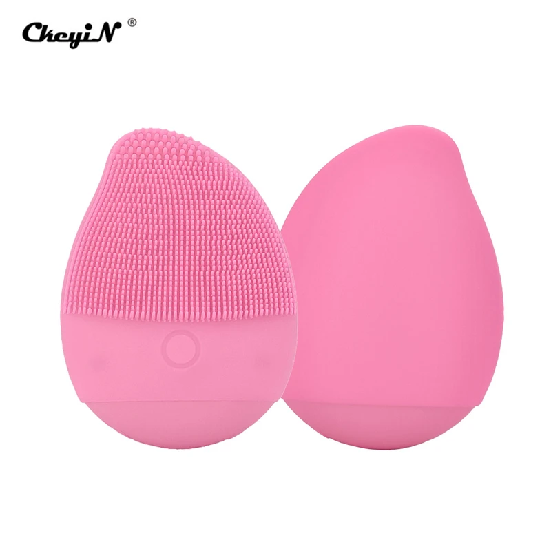 Мини электрическая Массажная щетка для очистки лица отшелушивающая машина мытья