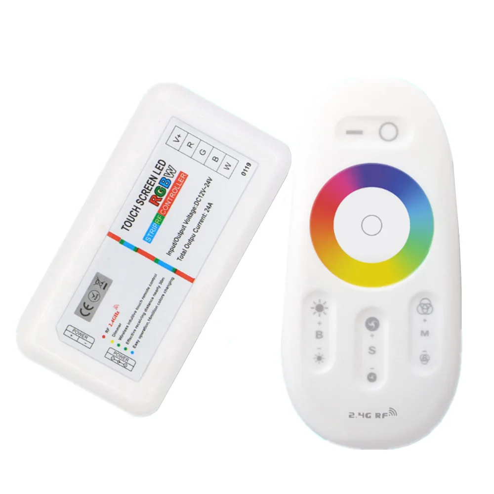 2 4G RGB RGBW светодиодный контроллер полосы сенсорный пульт дистанционного