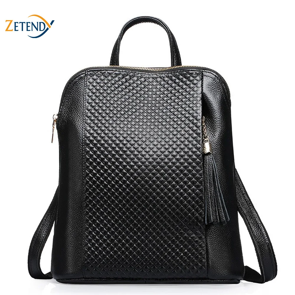 Женский рюкзак из натуральной коровьей кожи Корейская версия плеча диагональ