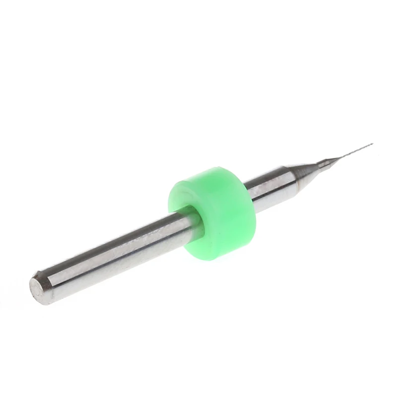 

New 10Pc 0.2mm Tip 1/8" Shank Spiral Flute Tungsten Carbide Micro PCB Drill Bits 35ED