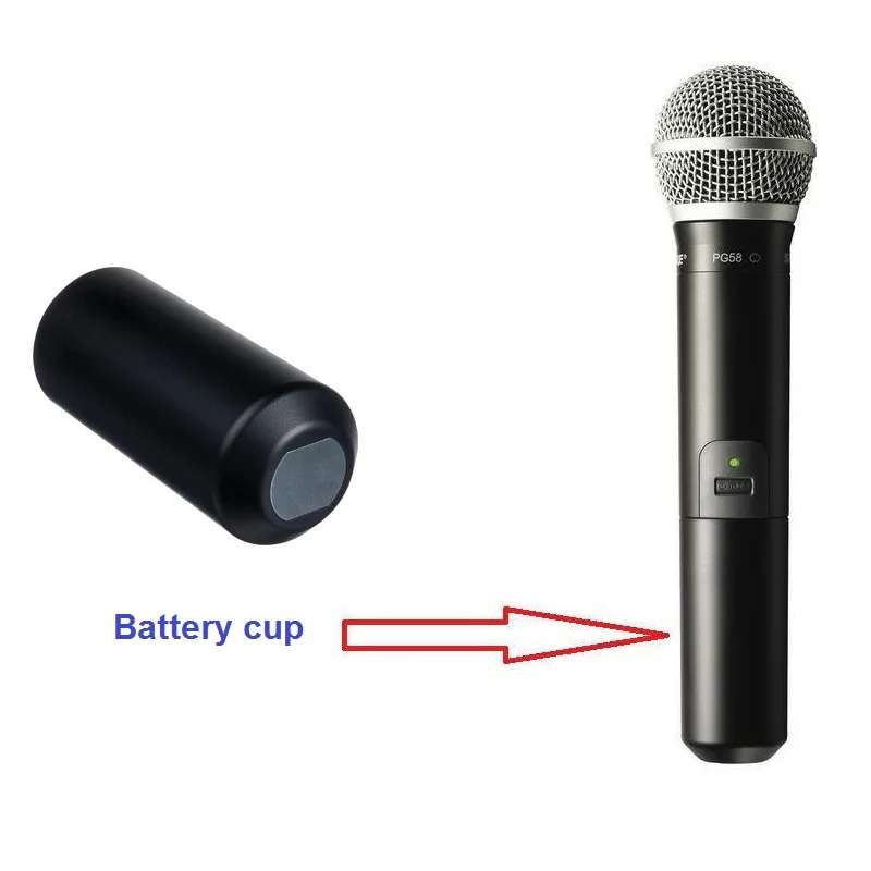 

Bolymic Battery Screw On Cover Cap Cup For Shure PG2 PG58 Wireless Microphone Handheld