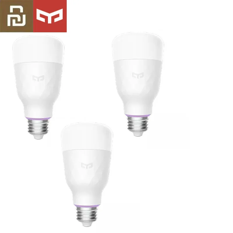Type 7 Обновленная версия) крепление для спортивной камеры Xiao mi jia Yeelight Смарт светодиодный лампы Красочный 800 люмен 10 Вт E27 лимон умная лампа для mi home приложение - Цвет: Type 7