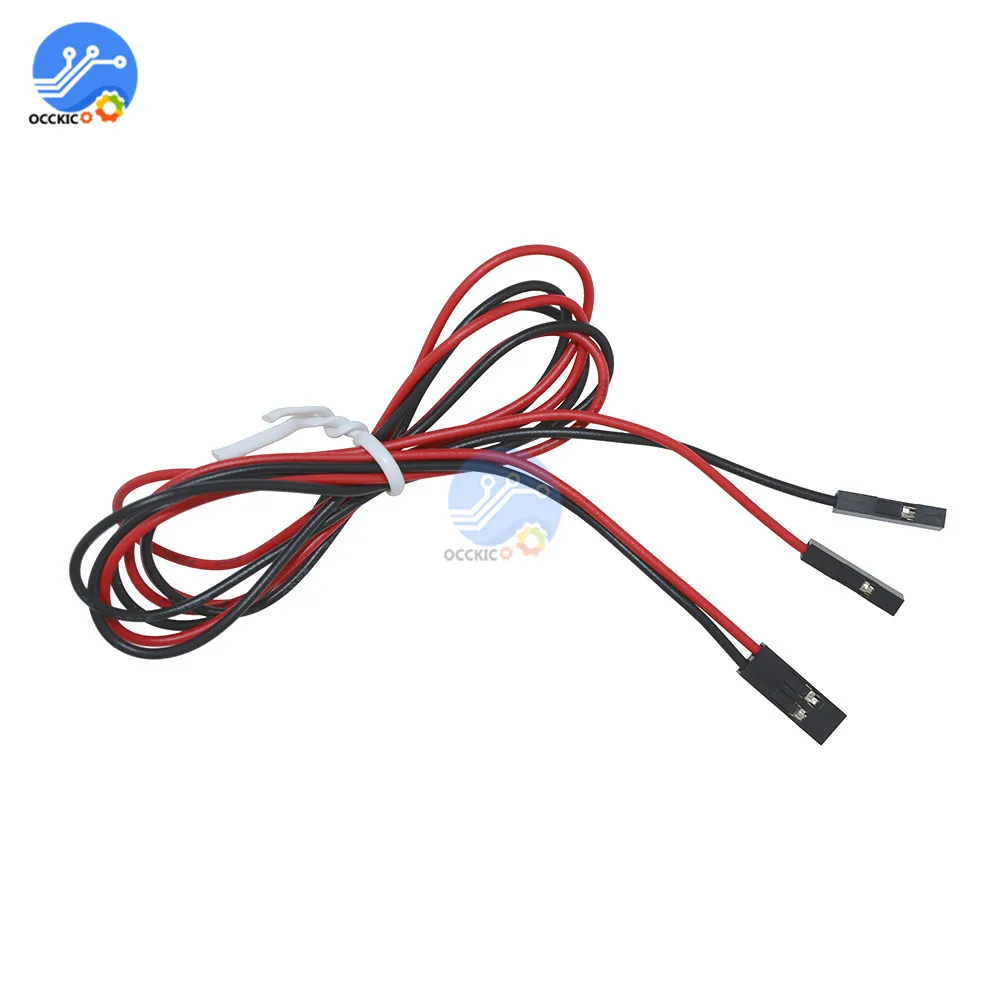 2 шт./лот контактный Женский Соединительный провод 2P Dupont кабель для 3D принтера