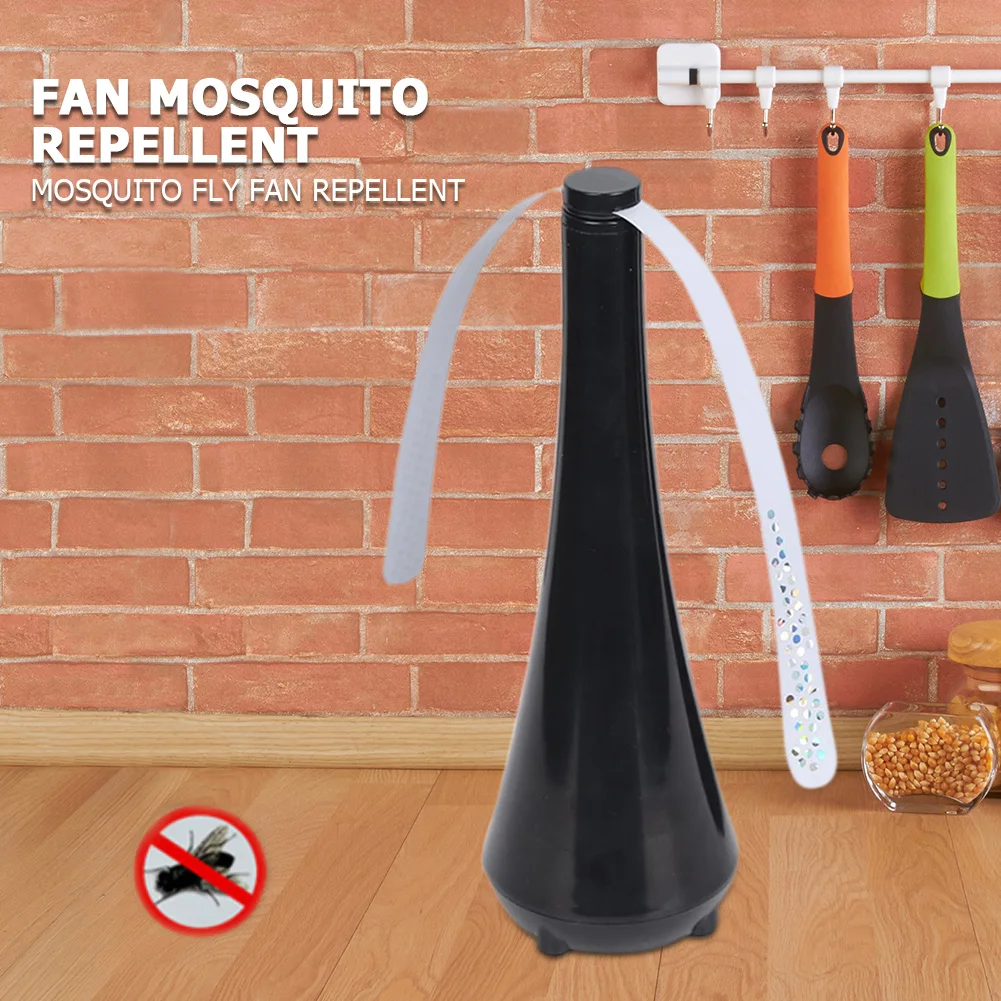 

Отпугиватель мух вентилятор против насекомых, настольный вентилятор для отдыха на открытом воздухе, репеллент от вредителей для ресторано...