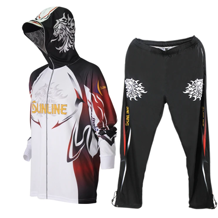 SUNLINE толстовка с капюшоном брюки для рыбалки рубашка Солнцезащитная одежда