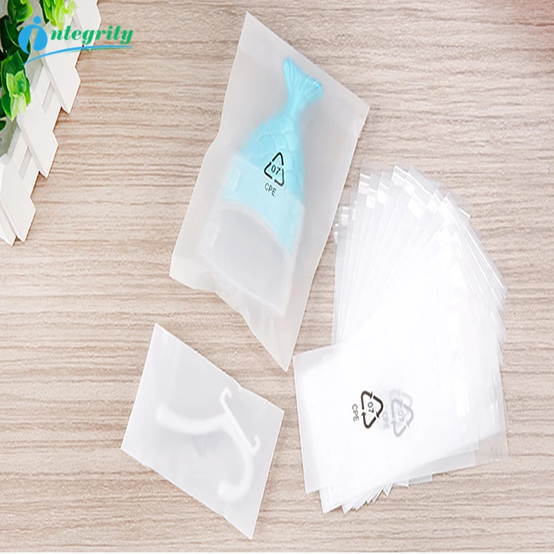INTEGRITY 3000pcs/lot 7*14cm CPE Frosted Plastic Packaging Storage Bags Open Top Merchandise Electronics Gift Plastic Bags pouch