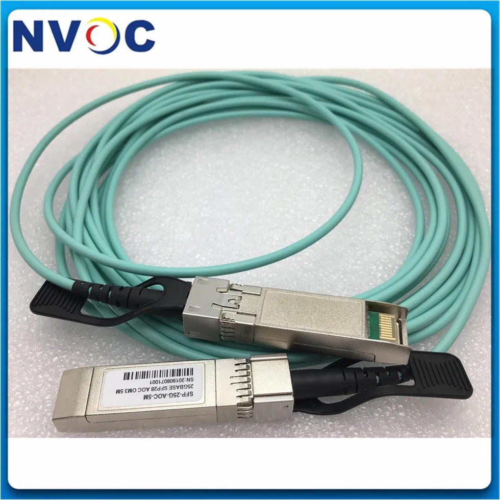 Активный оптический кабель 2 шт./лот 25 Гбит/с SFP28 оптоволоконный AOC 1 м 3 5 10 20 30