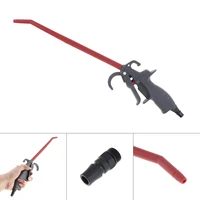 plastic steel long nozzle pneumatic blow gun air duster dust gun with press type switch and bayonet quick connector for factory