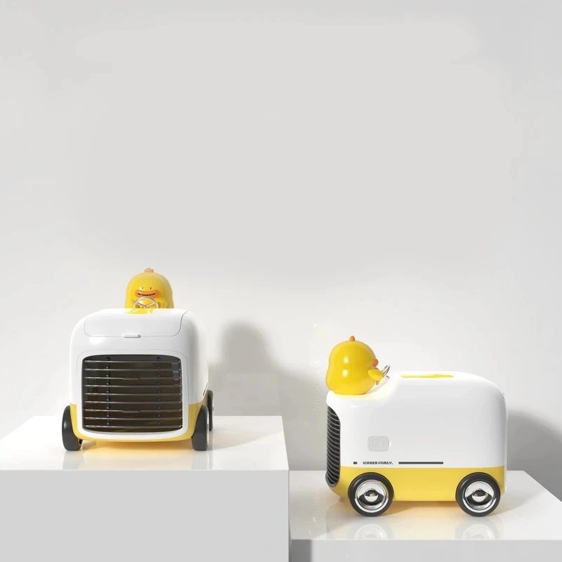 

2021 Animation Peripheral Desktop Air Cooler Fan Mute Usb Mini Conditioner New Style Spray Gift Decorations And Ornaments