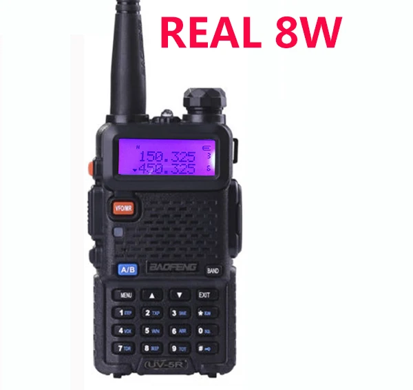baofeng 8w real Портативная радиостанция удобная портативная рация 10 км BaoFeng UV-5R 8 Вт Западная любительская радиостанция коммуникатор x работа радио связь - Цвет: baofeng 8w real