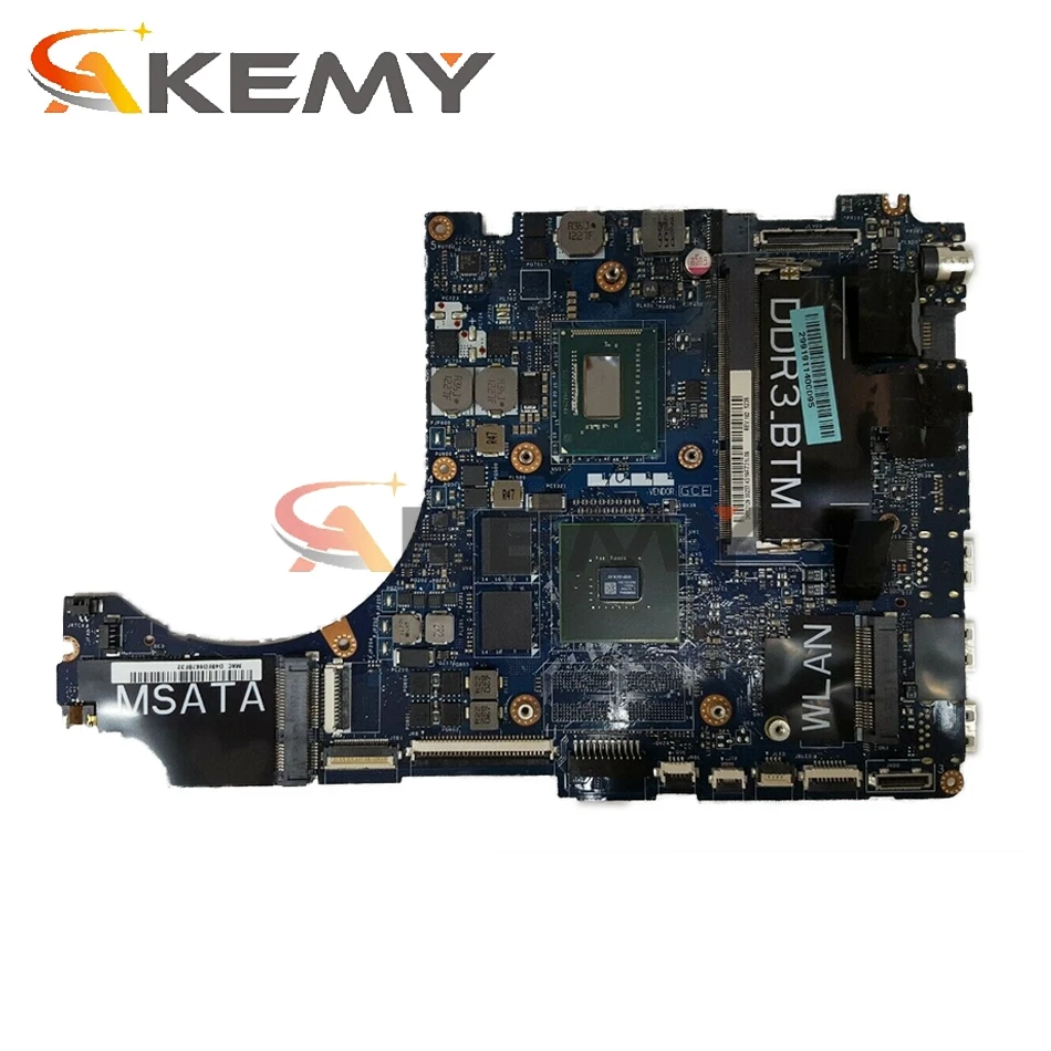 Akemy 03FR96 3FR96 LA-7851P для DELL XPS15 L521X материнская плата ноутбука i5-3210M HM76 DDR3 тестирование |
