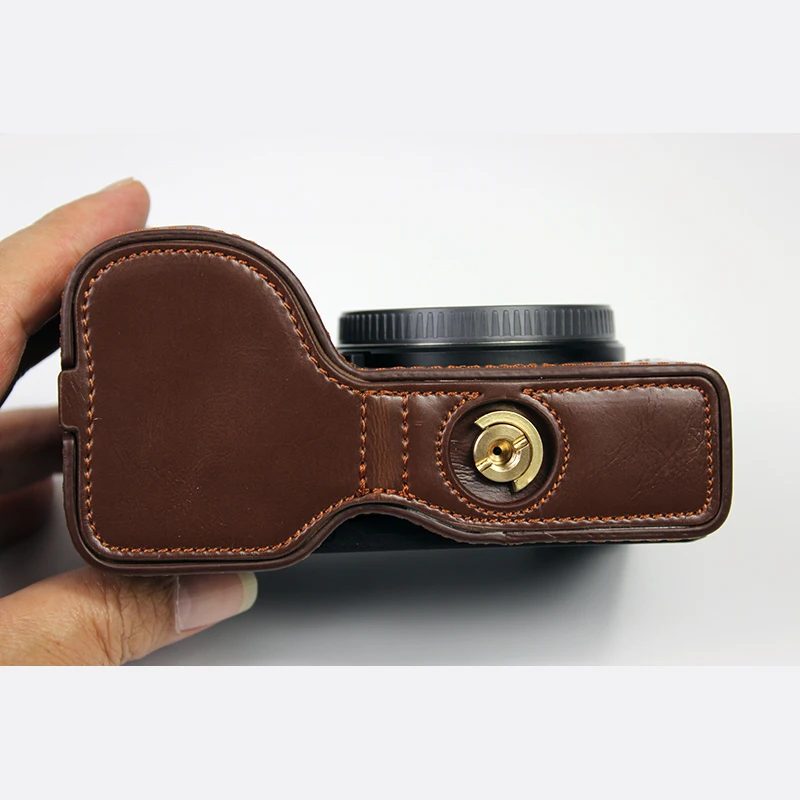 PU leather case camera half cover For SONY ILCE-6600 A6600 cameras bag portable Shell With Battery Opening | Электроника